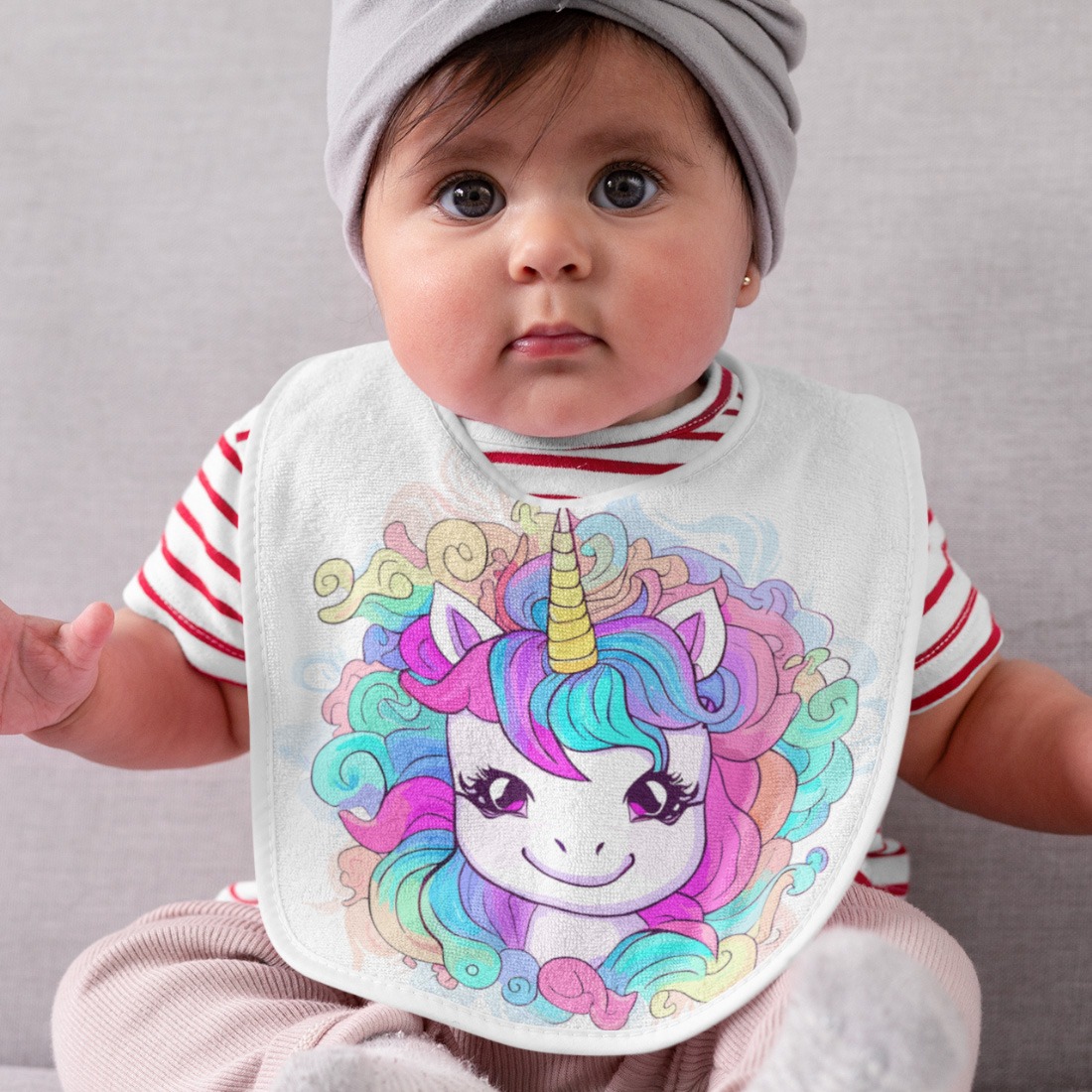 Playful Baby Unicorn Magic pinterest preview image.