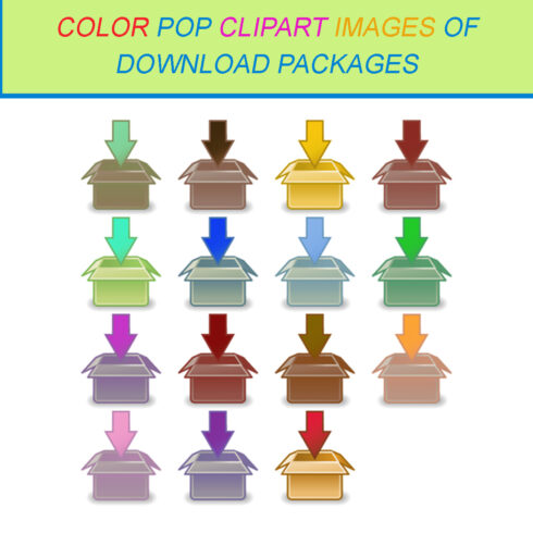 15 COLOR POP CLIPART IMAGES OF DOWNLOAD PACKAGES cover image.