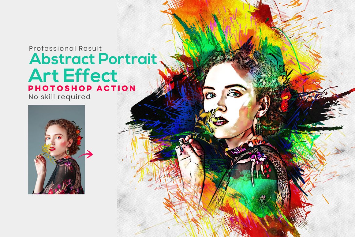 abstract portrait art 118