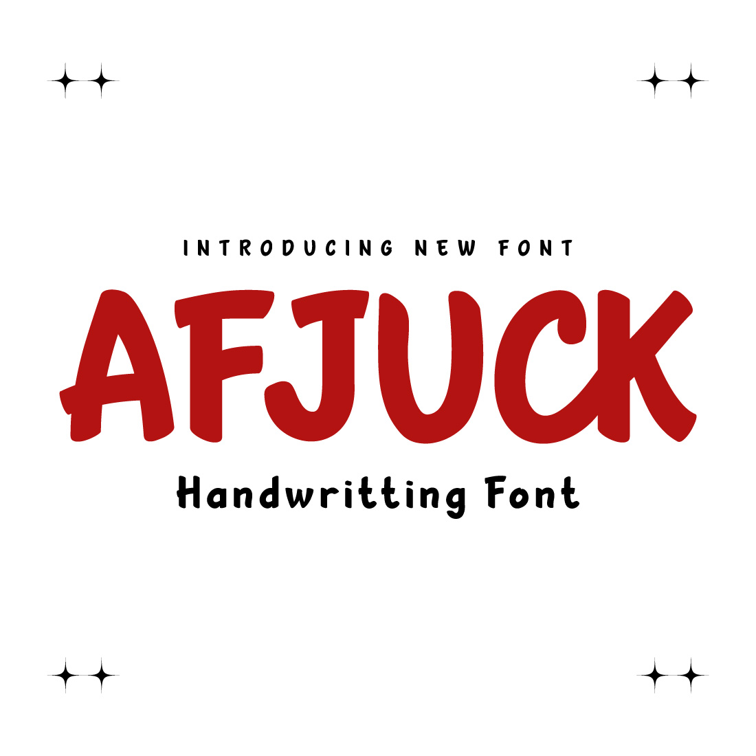 AFJUCK | Handwriting Display preview image.