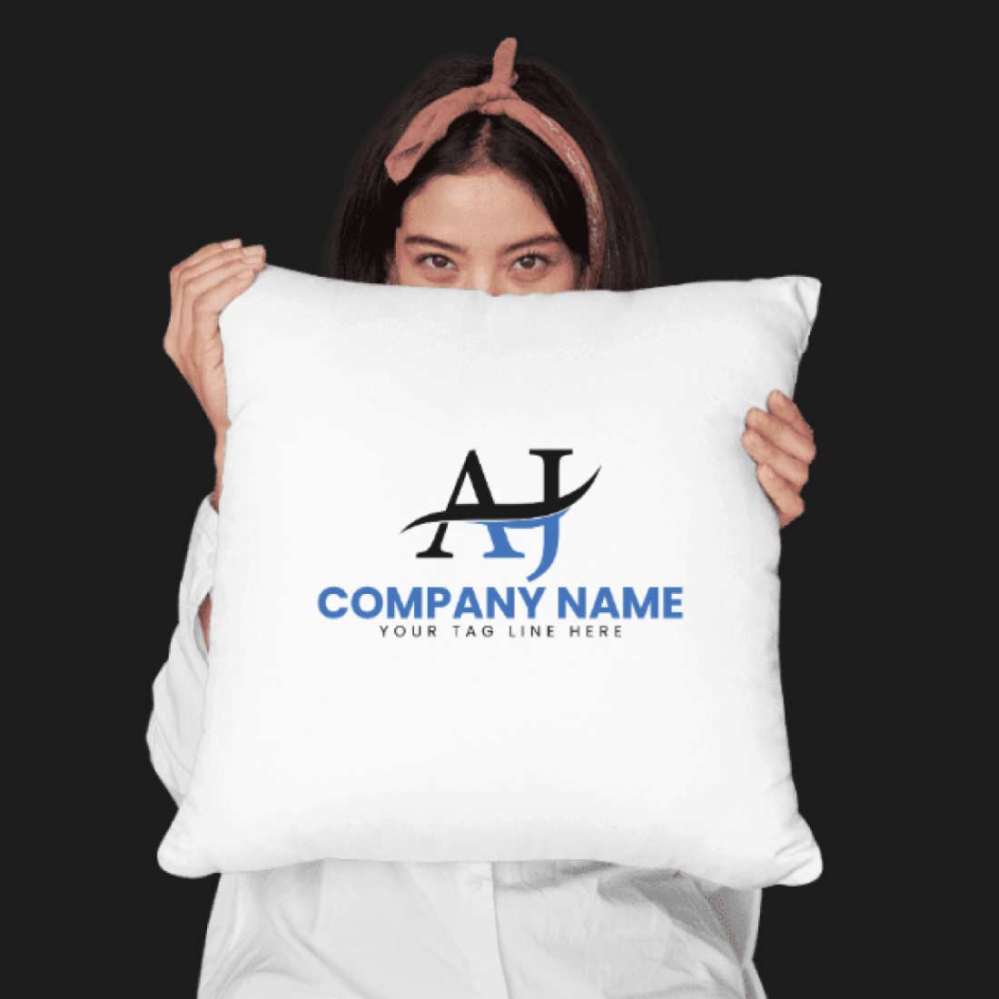 Aj Letter Brand Identity Logo Template cover image.