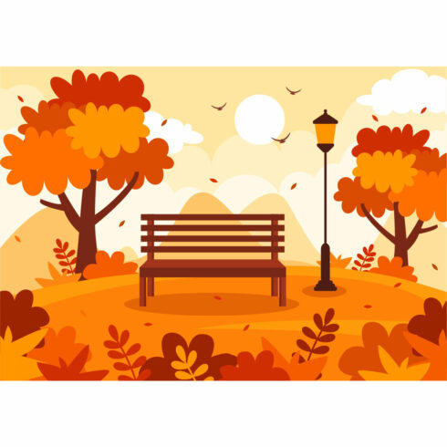 32 Autumn Landscape Background Illustration cover image.