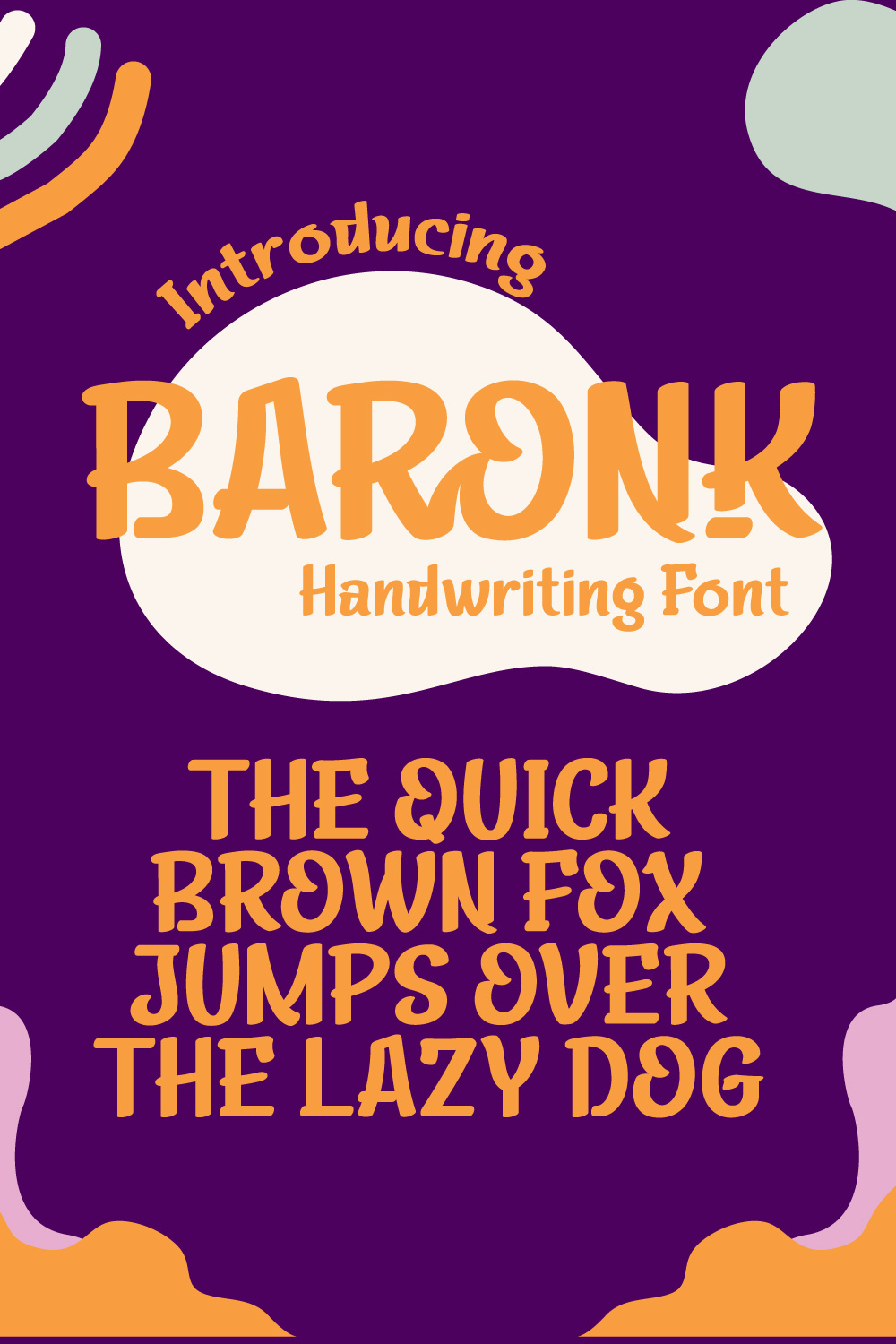 BARONK | Handwriting Display pinterest preview image.