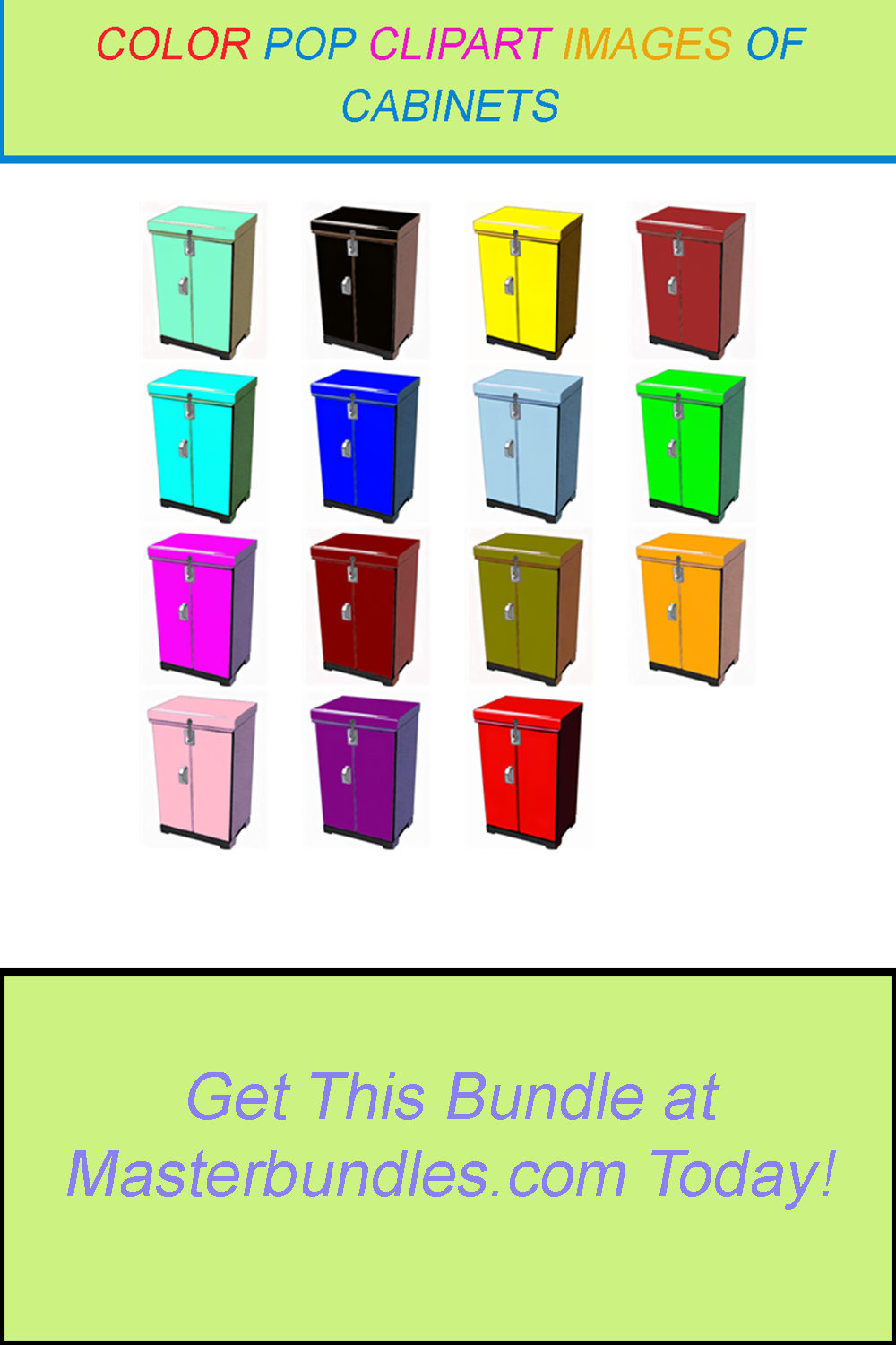 15 COLOR POP CLIPART IMAGES OF CABINETS pinterest preview image.