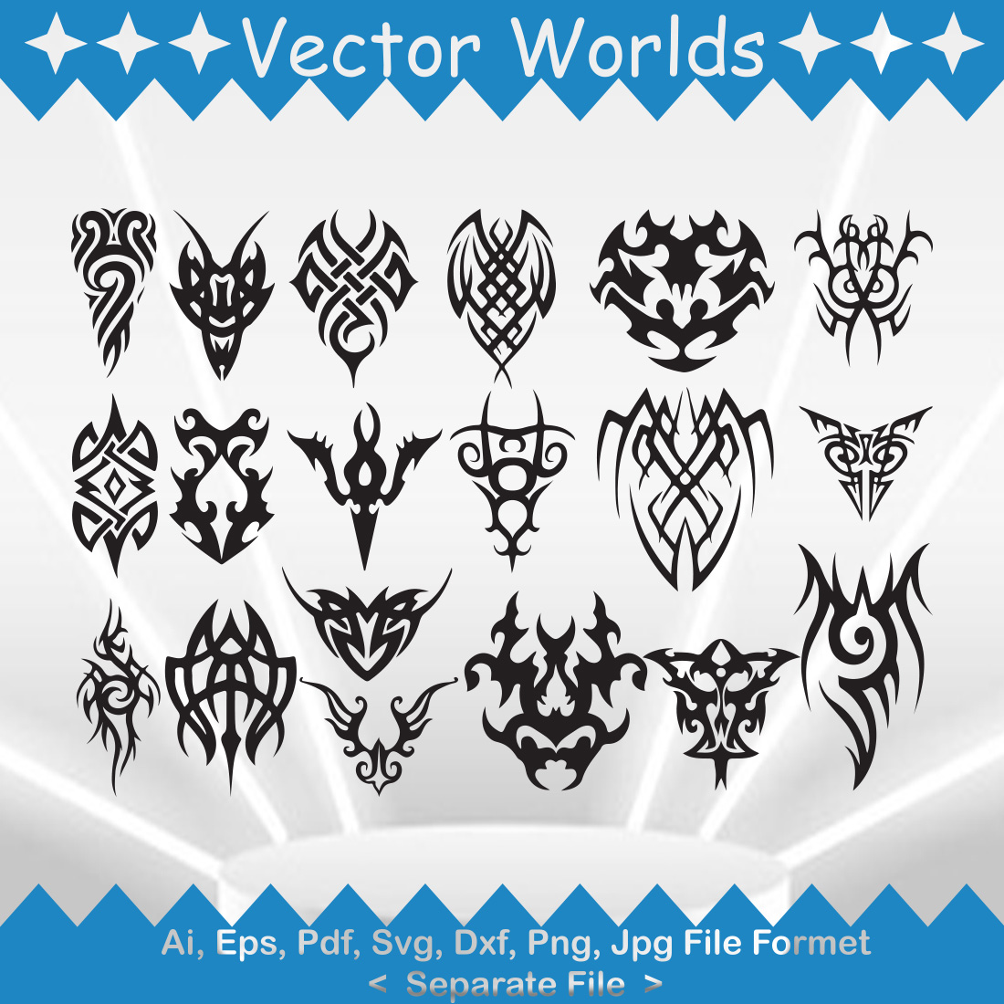 Tattoo SVG Vector Design cover image.