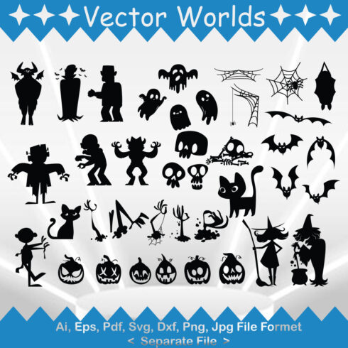 Spooky SVG Vector Design cover image.