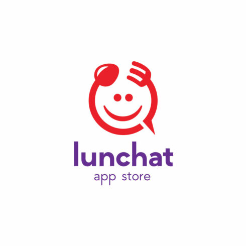 Restaurant Chat logo design vector cover image.