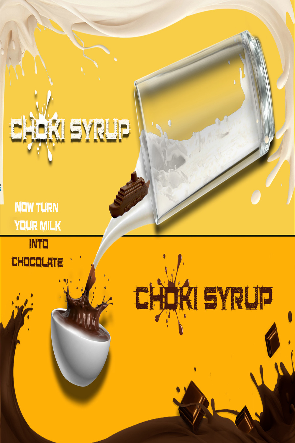 Choki syrup Pamplet pinterest preview image.