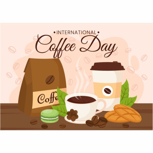 16 International Coffee Day Illustration cover image.