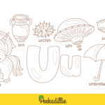 Alphabet U For Underwear Vocabulary School Lesson Cartoon Digital Stamp  Outline 26785155 Vector Art at Vecteezy