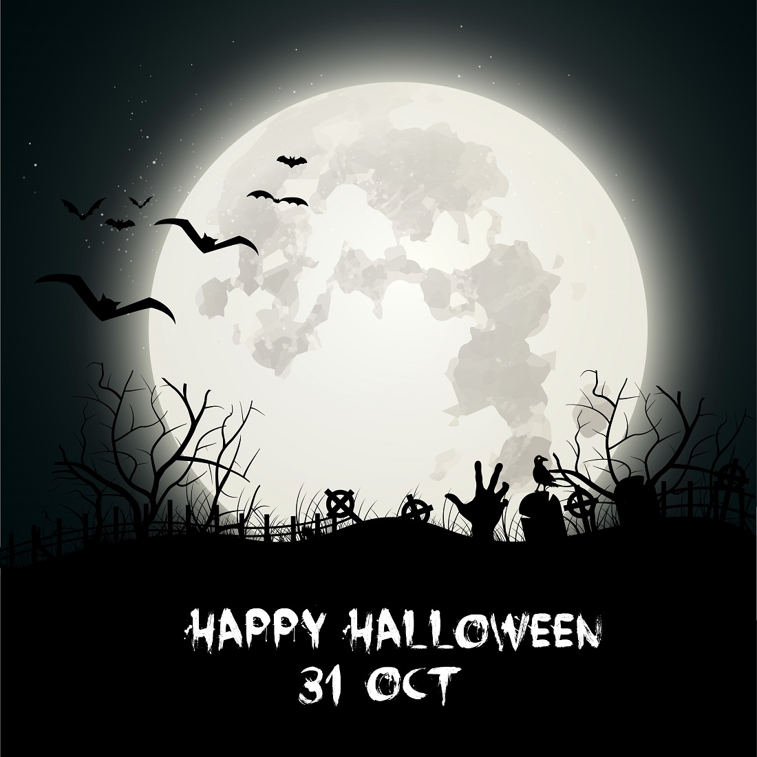 Dark Halloween background preview image.
