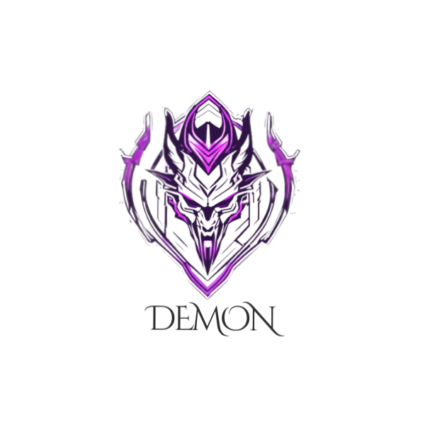 Demon Logo pinterest preview image.