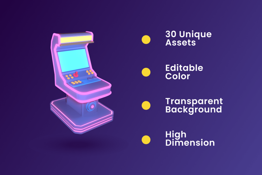 Gaming Asset 3D Icon Pack Vol 3 - MasterBundles