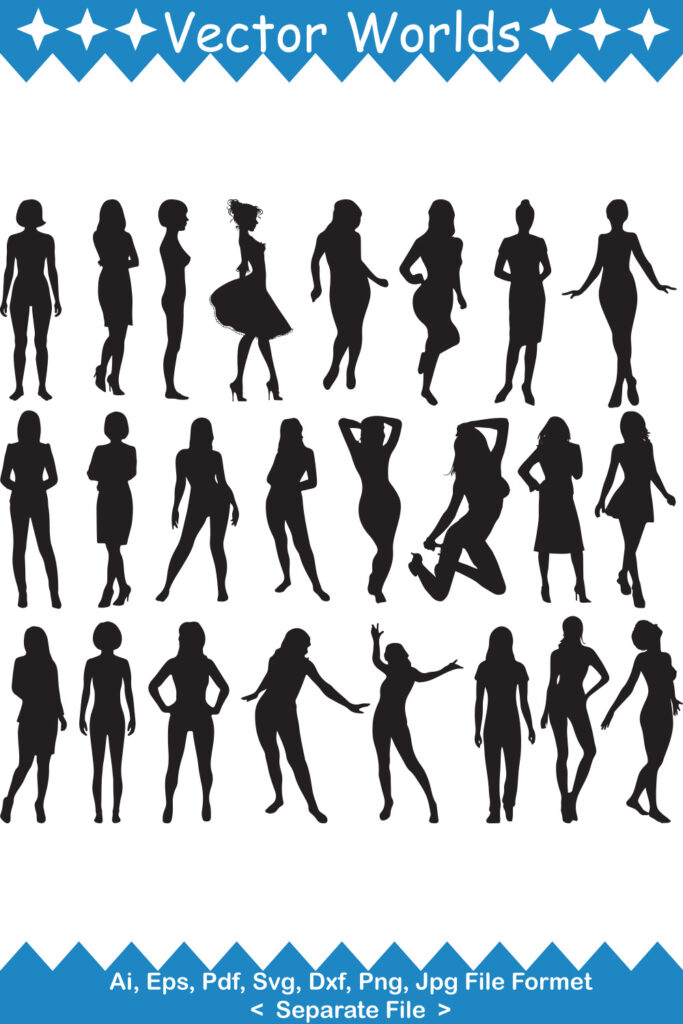 Woman SVG Vector Design - MasterBundles