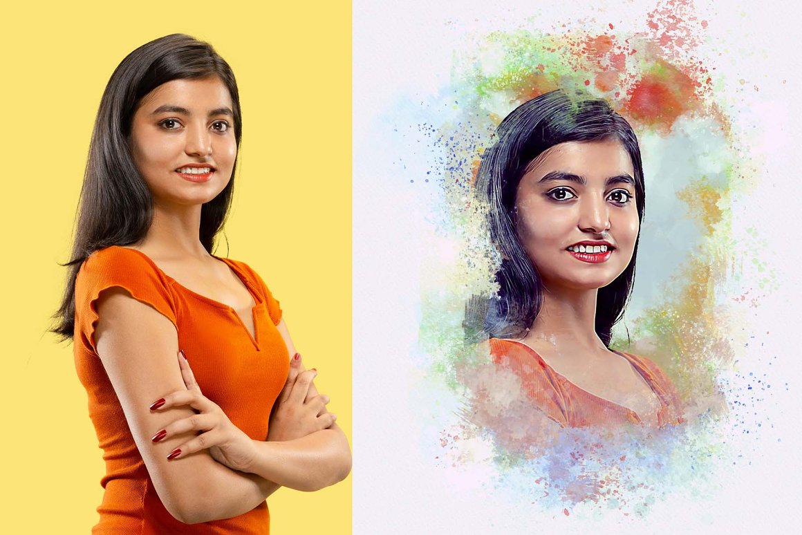 digital portrait paint photo effect 07 465