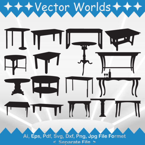 Tables SVG Vector Design cover image.