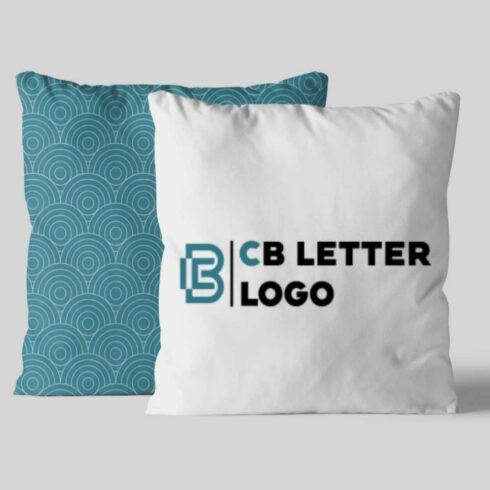 Creative CB or BE letter logo template cover image.
