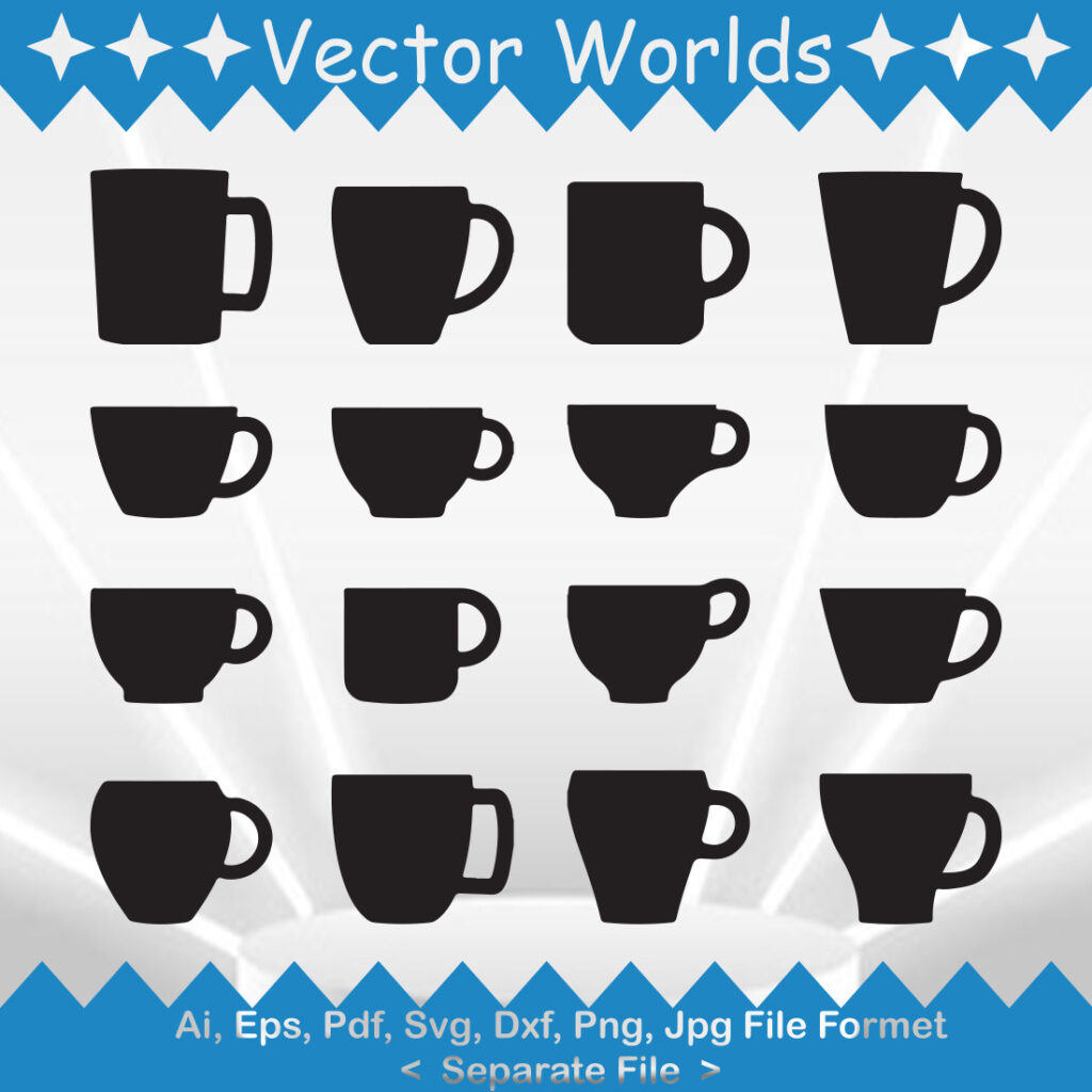 Tea Cup SVG Vector Design - MasterBundles