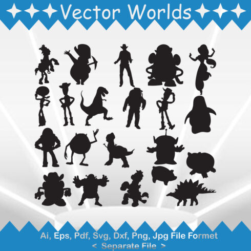 Toy Story Inspired SVG Vector Design cover image.