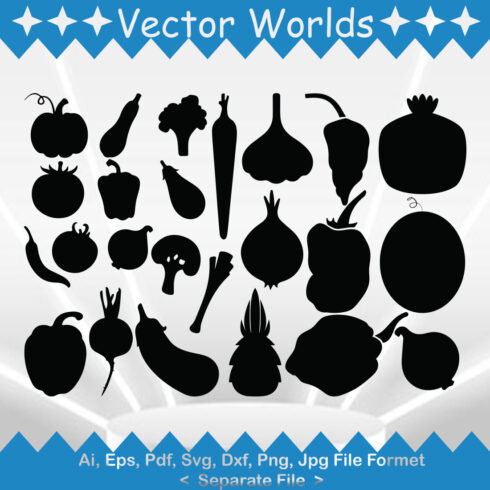 Vegetable SVG Vector Design cover image.