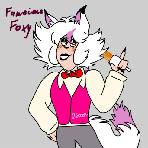 Funtime Foxy fan art cover image.