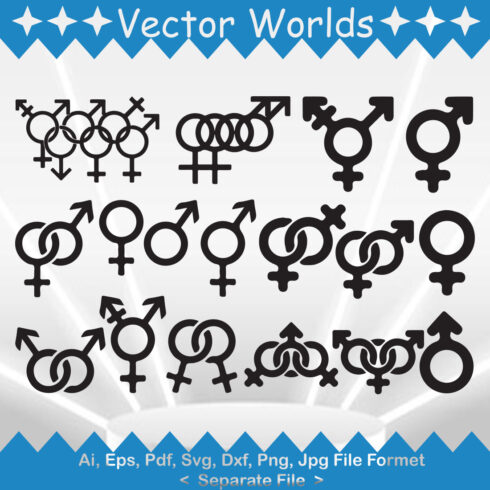 Sexuality Symbol SVG Vector Design cover image.