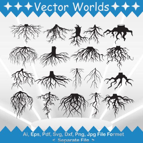 Roots SVG Vector Design cover image.