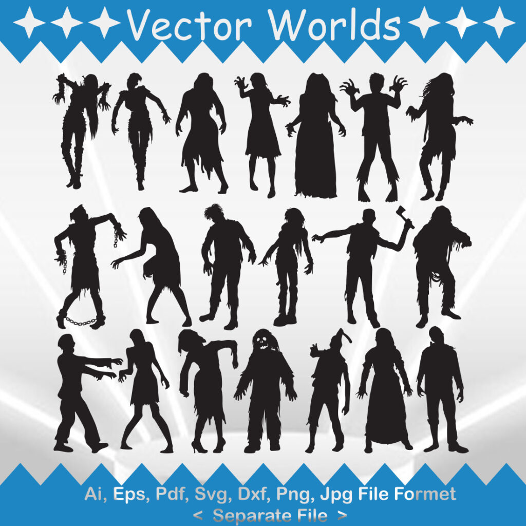 Zombie Horror SVG Vector Design - MasterBundles
