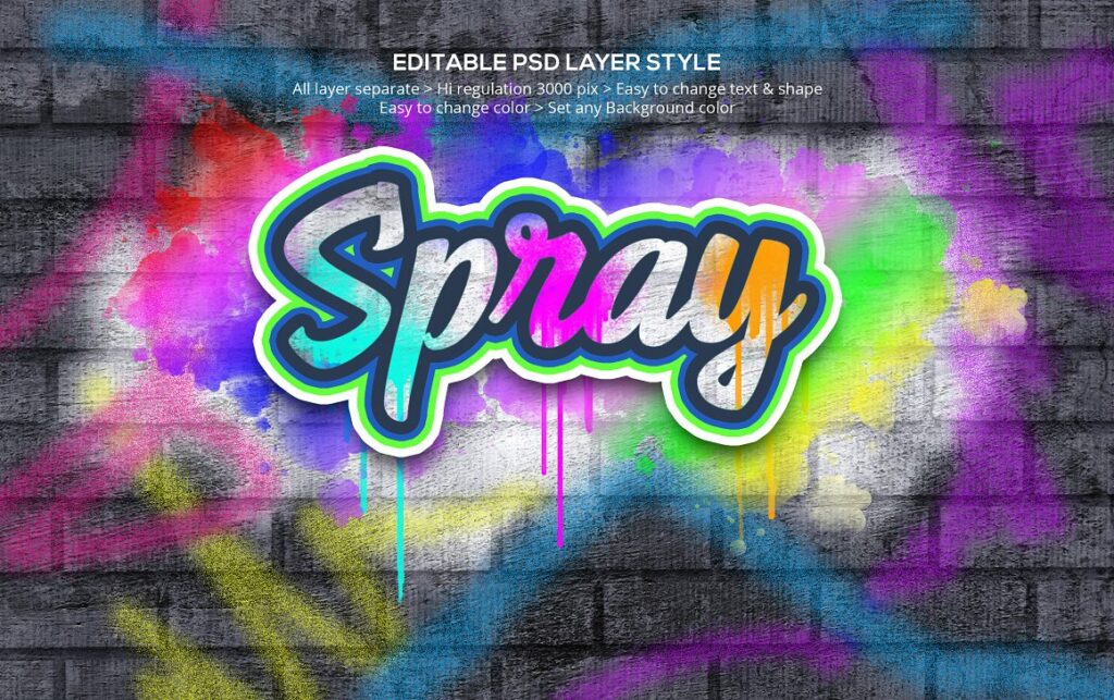 Photoshop Graffiti Text Effect - MasterBundles