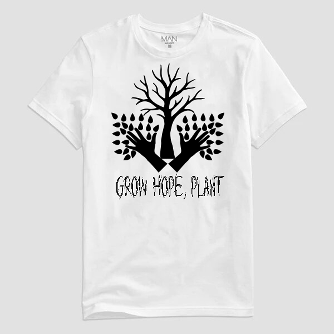 Grow Hope Plant - TShirt Print Design cover image.