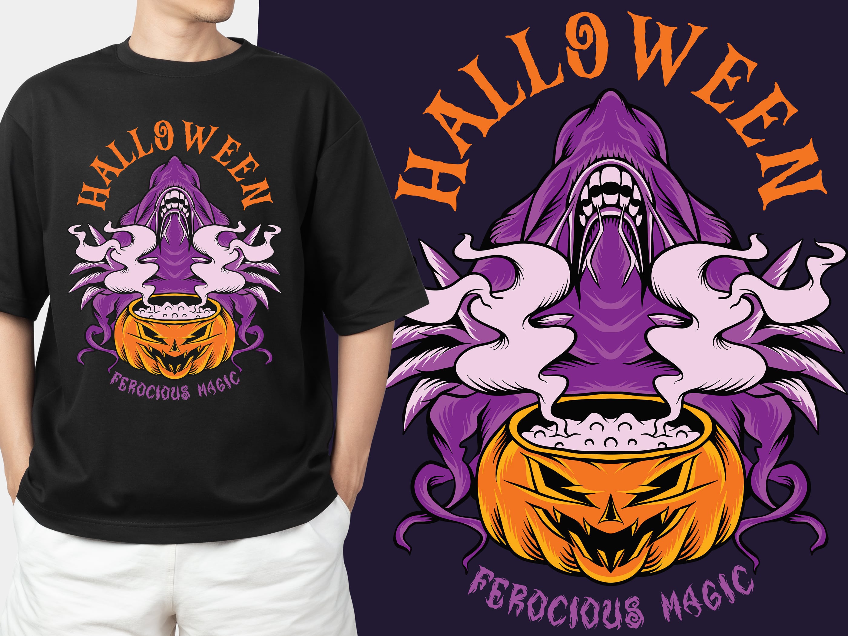 Perfectly Wicked SVG, Halloween T-shirt Design. Stock Illustration -  Illustration of halloween, monster: 255570759