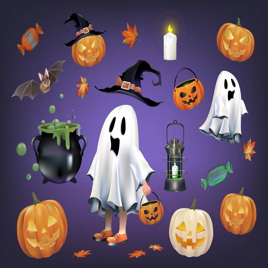 Halloween set preview image.