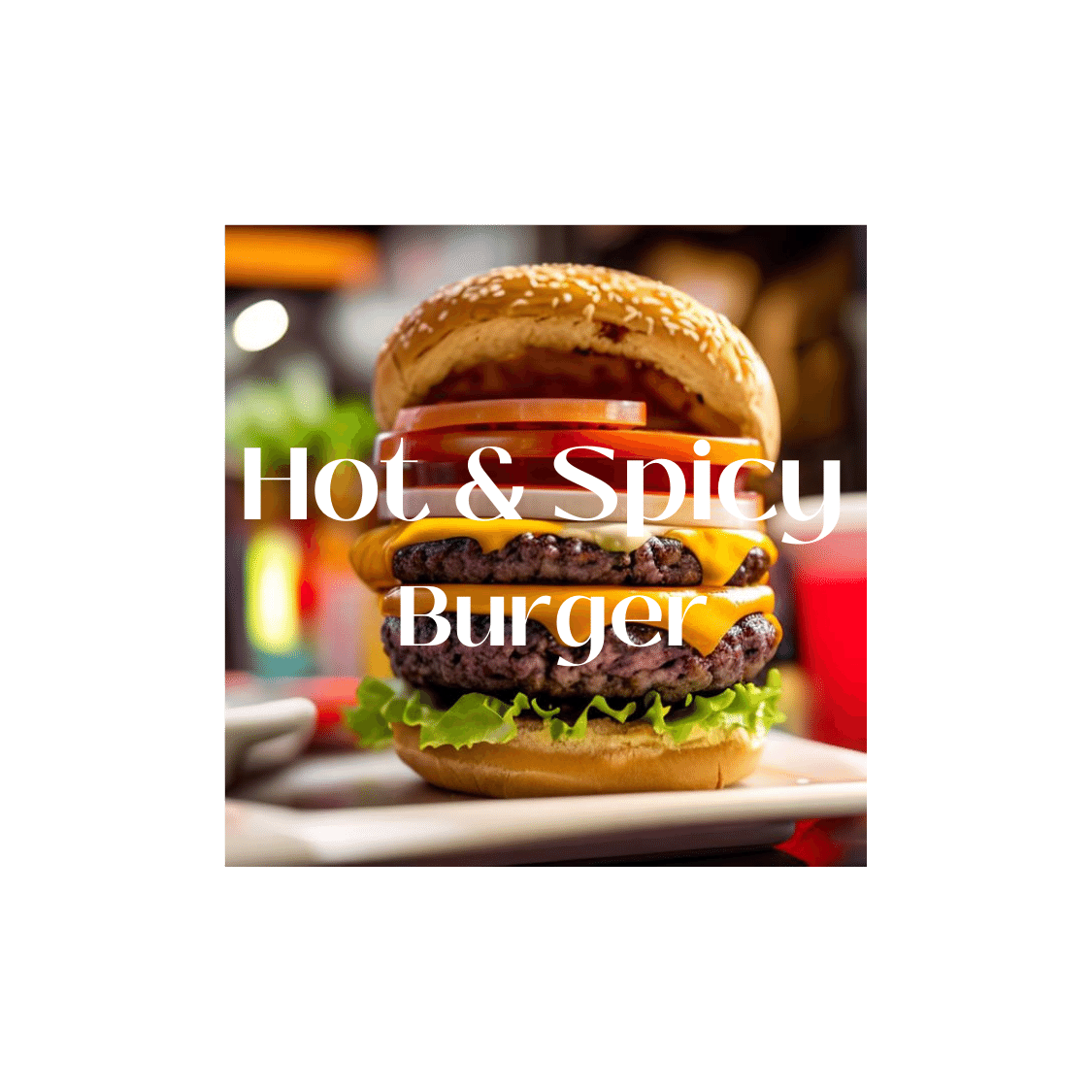 Hot & spicy Burger preview image.