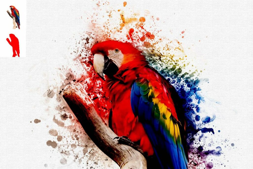 Ink Liquid Effect Photoshop Action - MasterBundles
