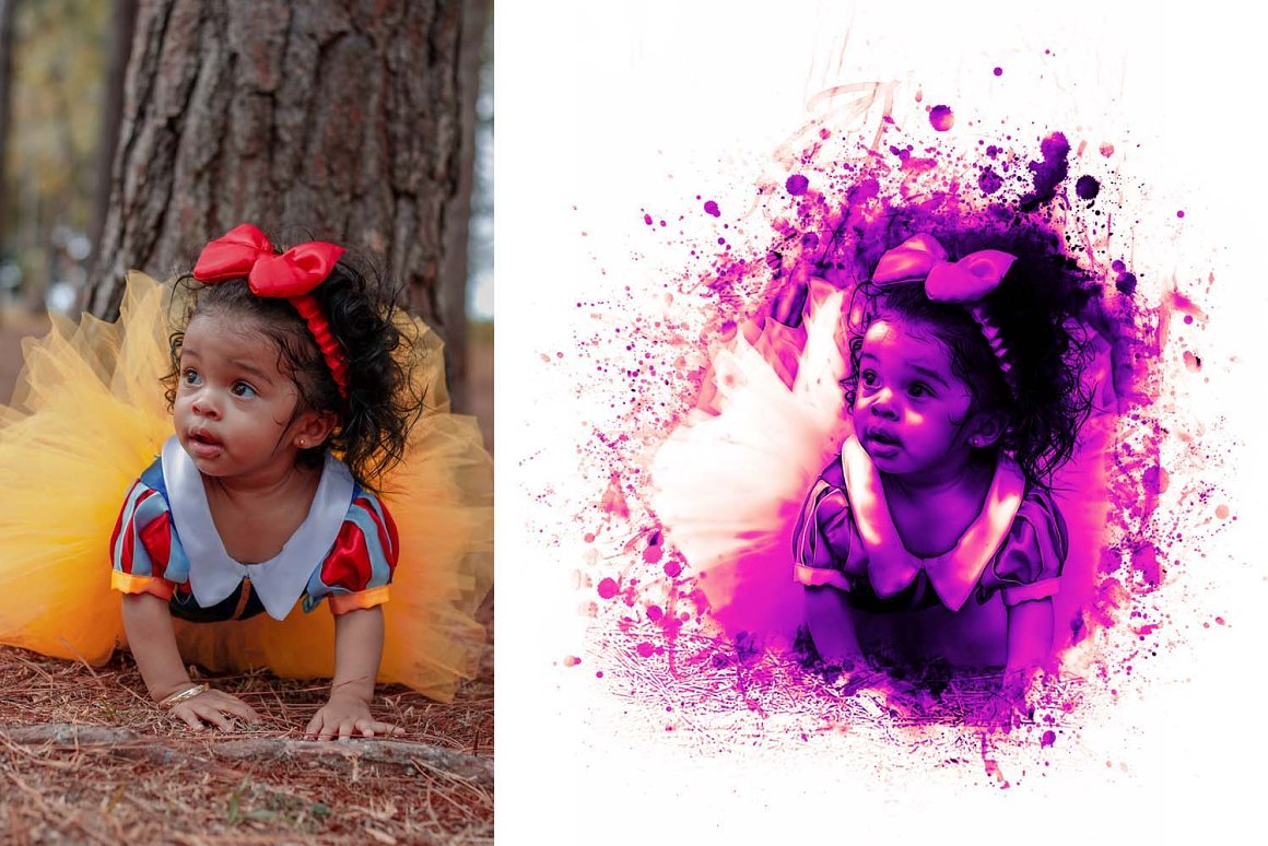 ink liquid effect photoshop action 8 462