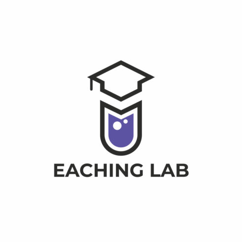 Teaching lab logo design cover image.