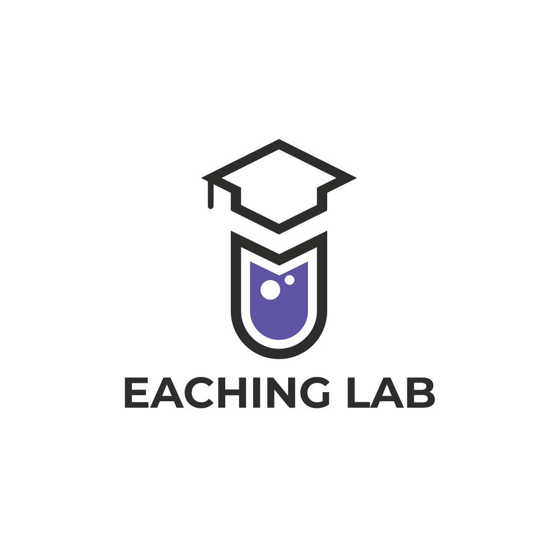 Teaching lab logo design preview image.