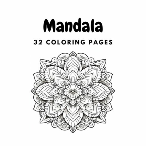 Mandala coloring pages cover image.