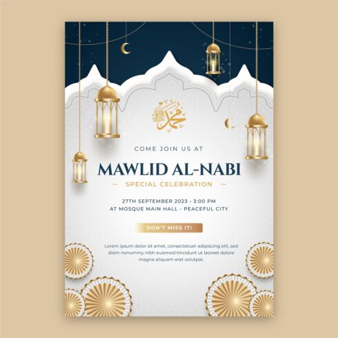 Mawlid al Nabi celebration cover image.