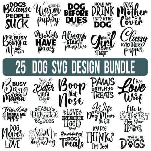 Dogs SVG, Dog SVG bundle, Dog SVG design Bundle, Dog Bundle, digital file, Dog Life svg, Dog Bandana Designs, Dog Mom, Dog png, cover image.