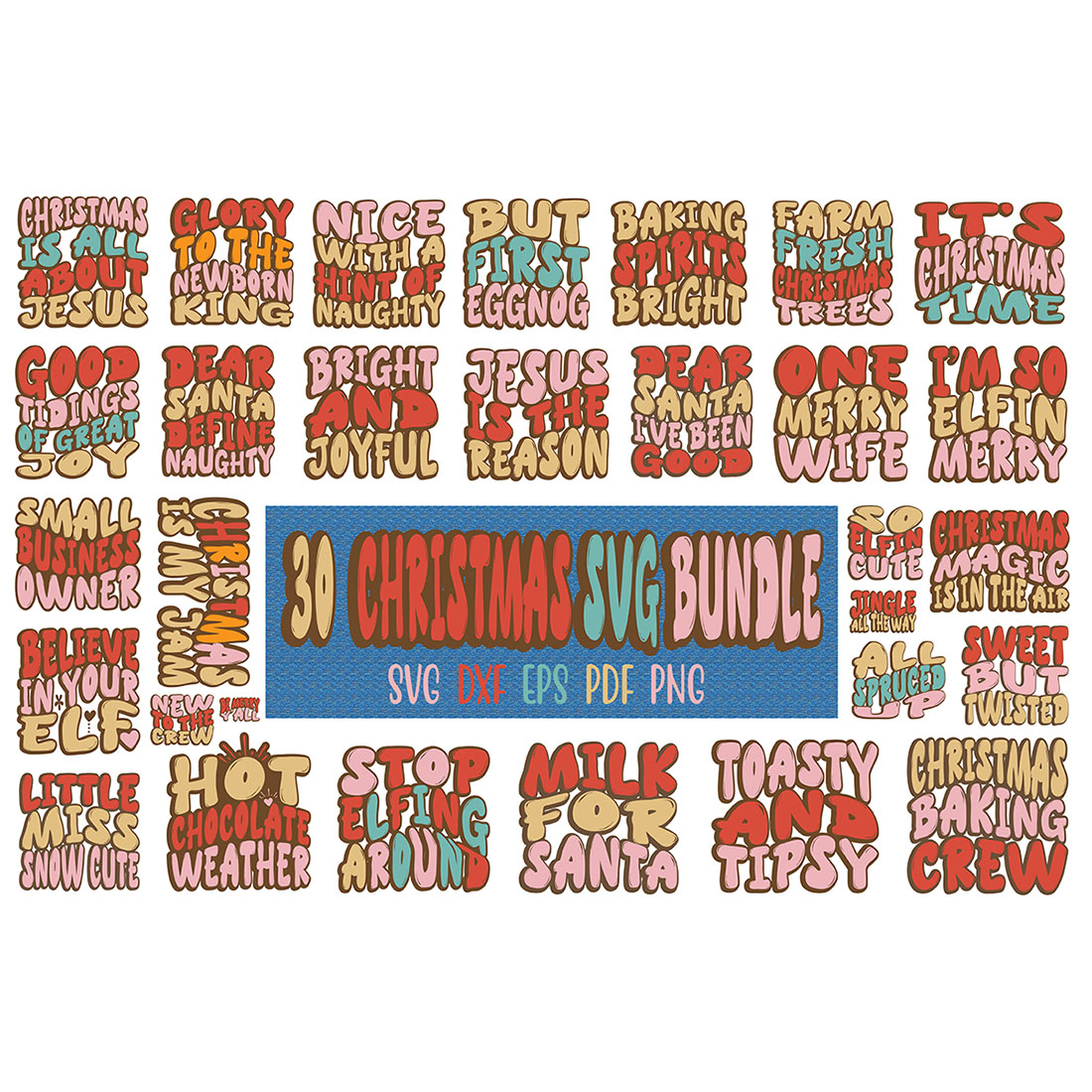 Winter SVG Bundle, Christmas SVG Bundle, Christmas Svg, Funny Christmas Svg, Winter Quote Svg, Holiday Svg Bundle, Christmas Sayings Quotes, preview image.