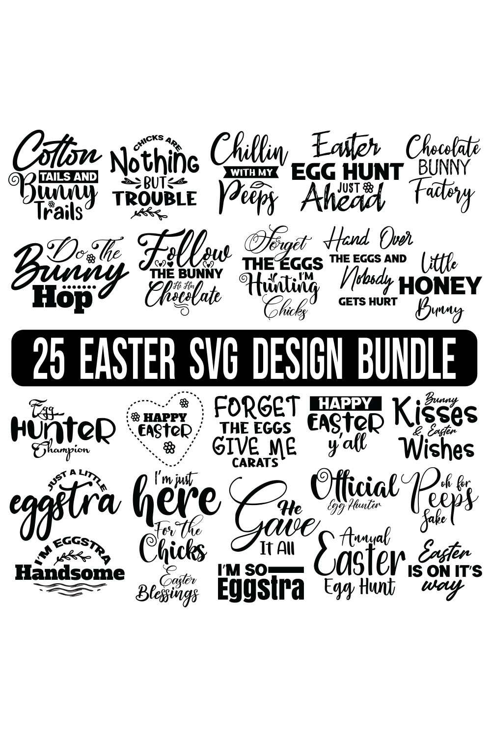 Easter Egg Cut & Print SVG PNG