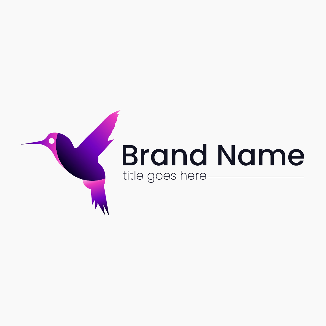 Bird Logo Design Modern and Creative preview image.