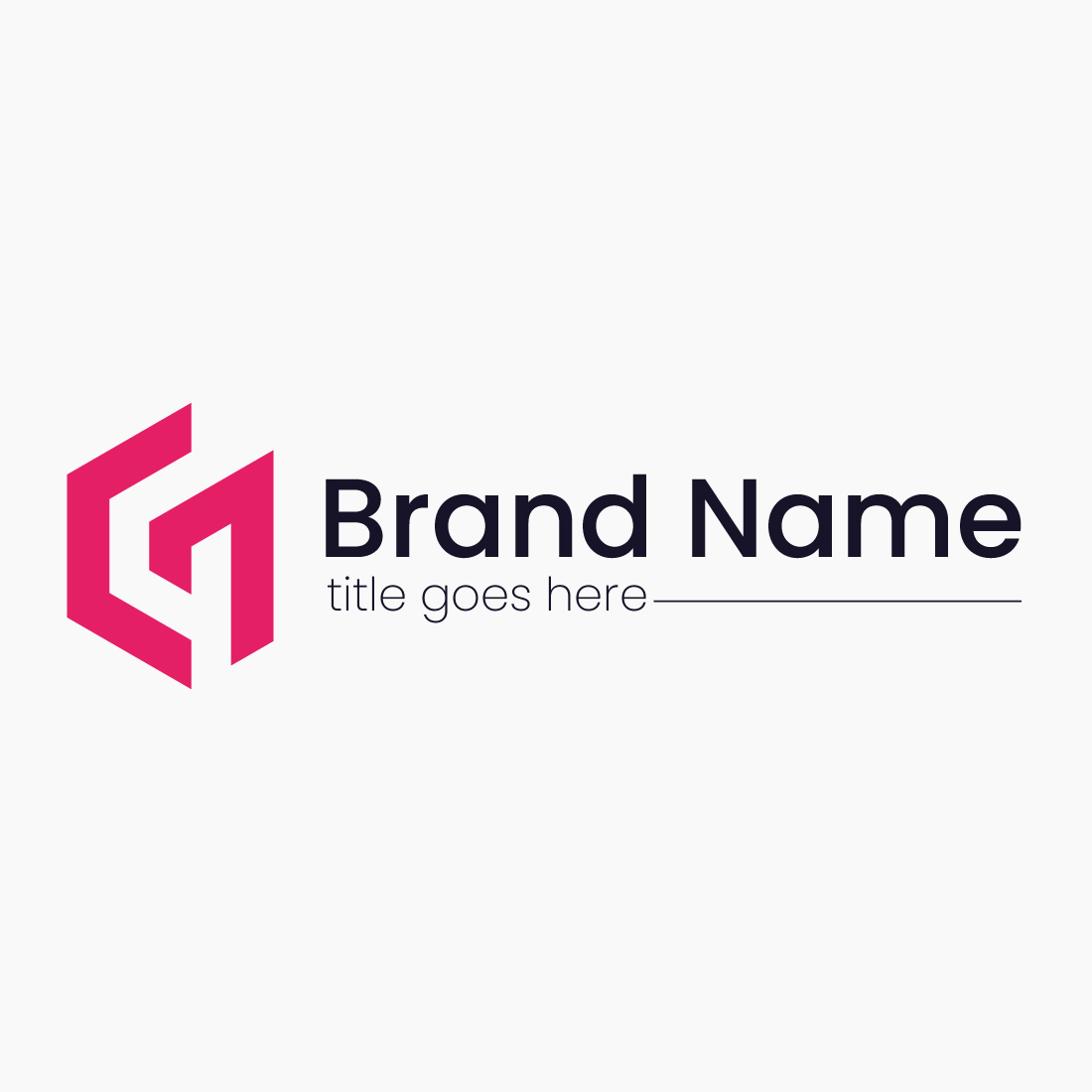 4 Numbering Logo Design and Modern and Creative preview image.