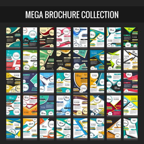 Mega business brochure collection cover image.
