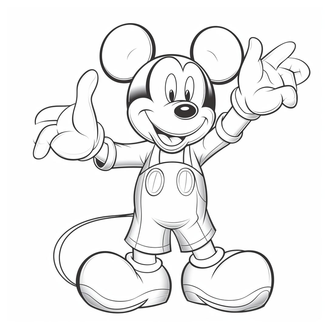 mickey mouse coloring pages 1 151