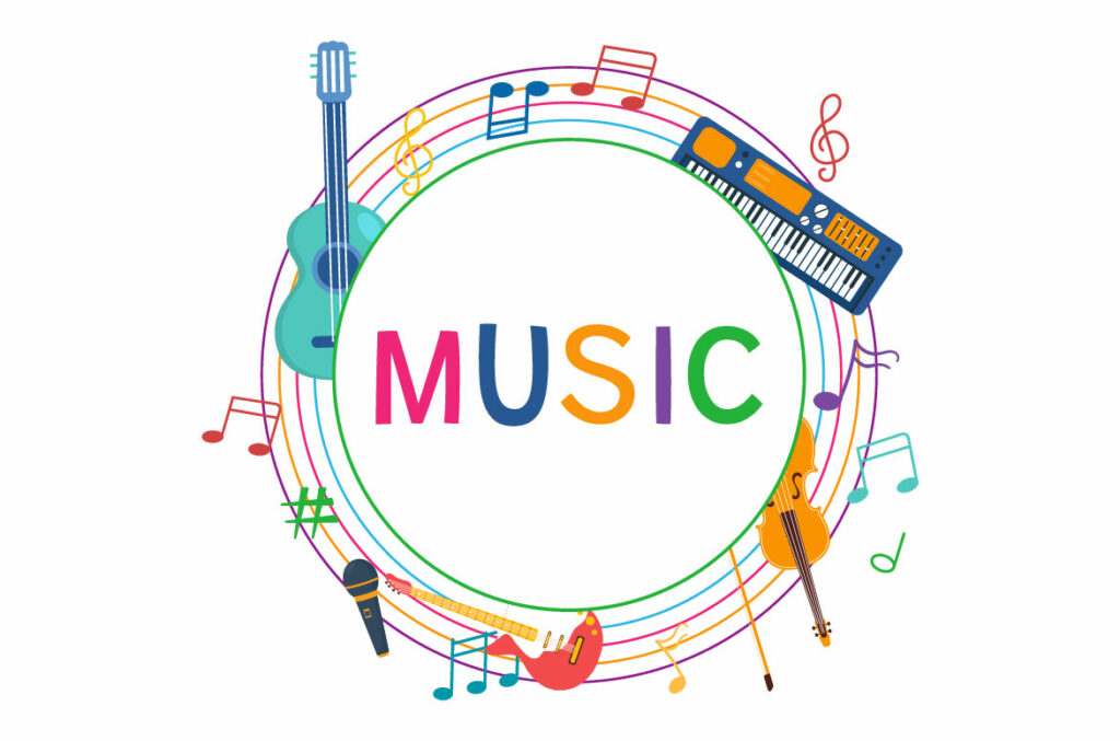 7 Music Elements Vector Illustration - MasterBundles