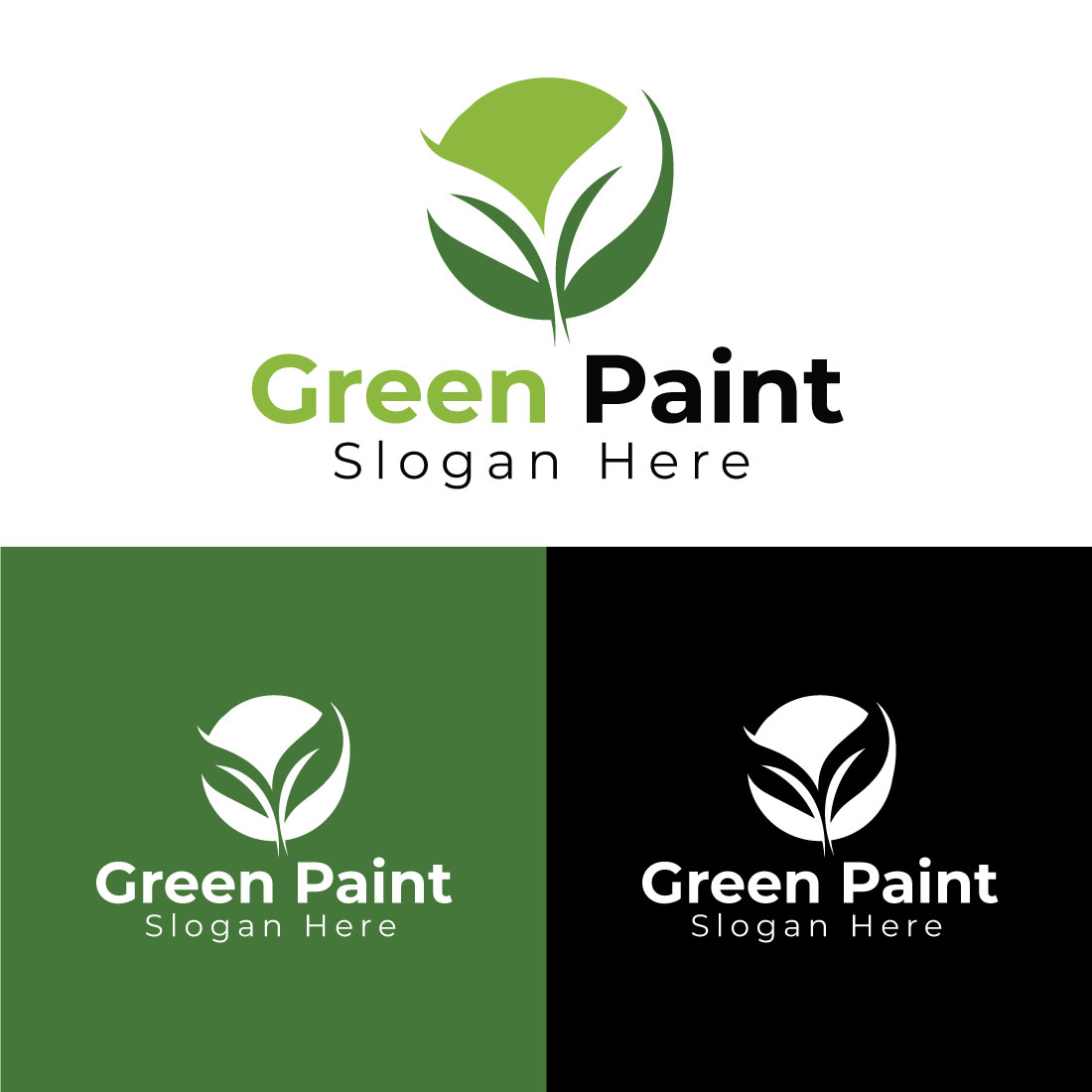 Green Plant - Natural Logo design cover image.