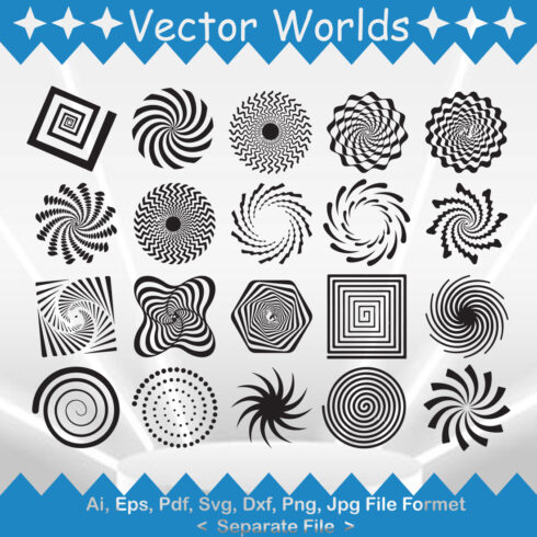 Swirl SVG Vector Design cover image.