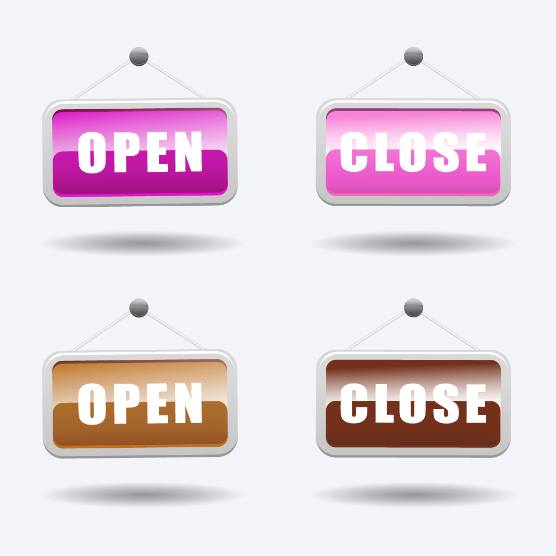 open close sign buttons 3 433